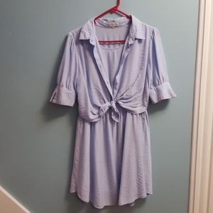 Cache cache UK pastel blue dress